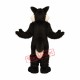 Superb Black Wolf Mascot Costume