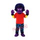 Purple Orangutan Mascot Costume Purple Orangutan Mascot Costume