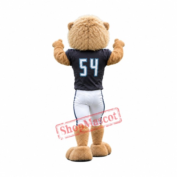 Power University Lion Mascot Costume Power University Lion Mascot Costume