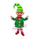 Superb Happy Christmas Elf Mascot Costume
