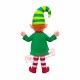 Superb Happy Christmas Elf Mascot Costume
