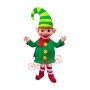 Superb Happy Christmas Elf Mascot Costume