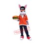 Superb White Rabbit Mascot Costume
