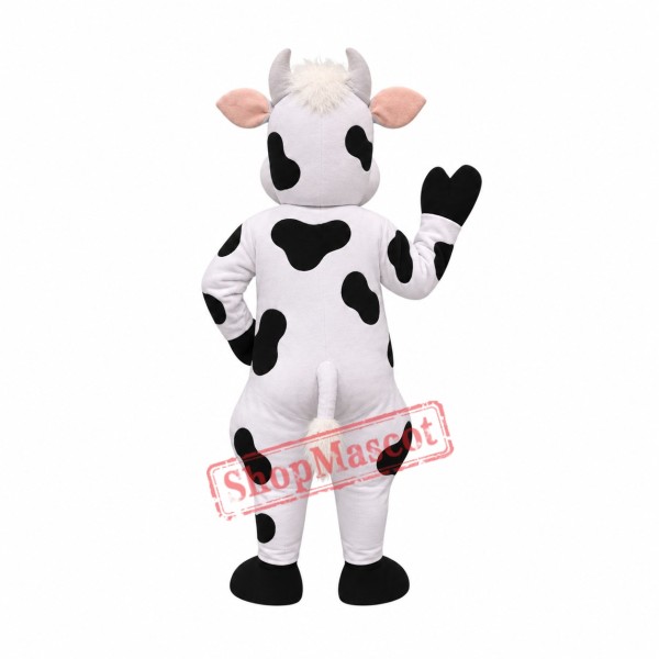 Superb Happy Cow Mascot Costume