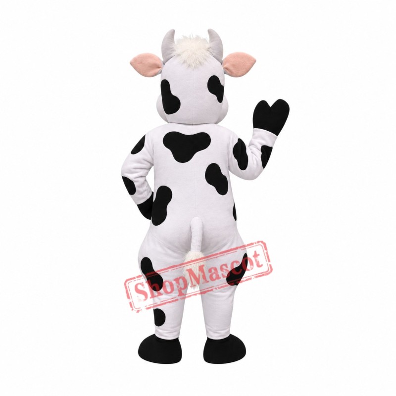 Superb Happy Cow Mascot Costume Superb Happy Cow Mascot Costume