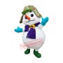 Super Cute Christmas Snowman Mascot Costume