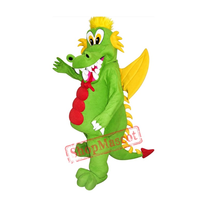 Superb Happy Dragon Mascot Costume Superb Happy Dragon Mascot Costume