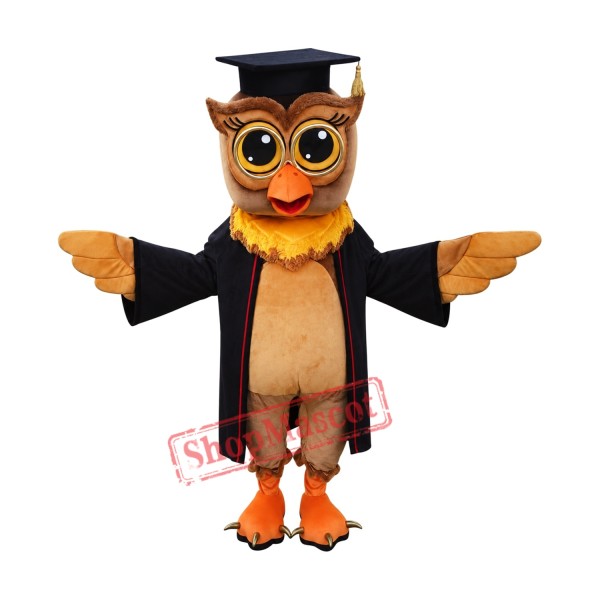 Superb Adult Owl Mascot Costume Superb Adult Owl Mascot Costume