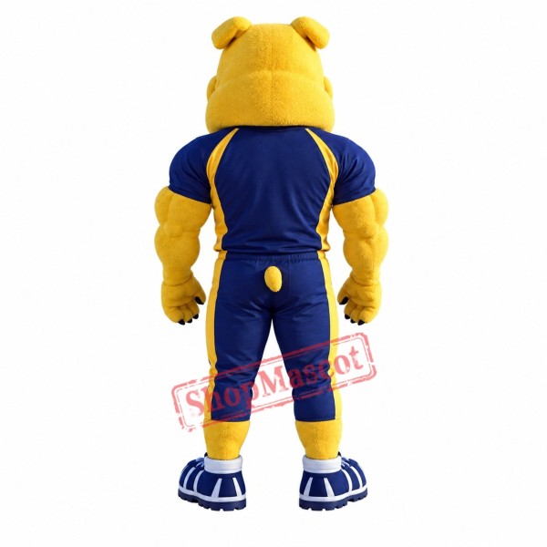 Power Sport Bulldog Mascot Costume Power Sport Bulldog Mascot Costume
