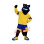 Superb Sport Black Horse Mascot Costume