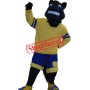 Superb Sport Black Horse Mascot Costume