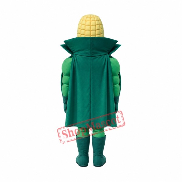 Captain Corn Mascot Costume Captain Corn Mascot Costume