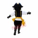 Superb Blue Pirate Mascot Costume