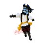 Superb Blue Pirate Mascot Costume
