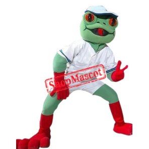 Superb Sport Frog Mascot Costume