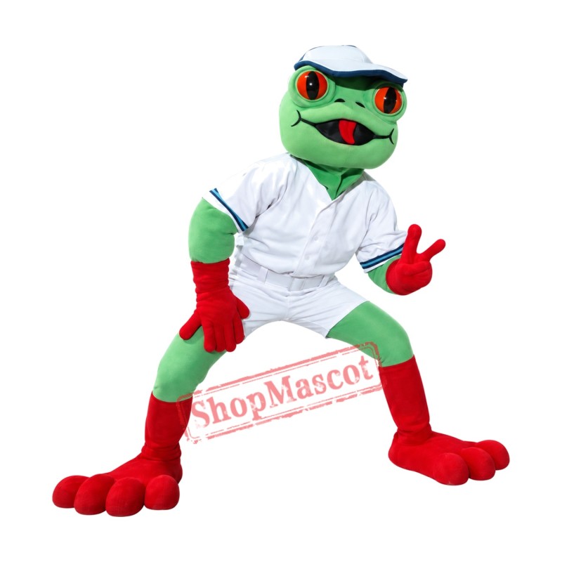 Superb Sport Frog Mascot Costume