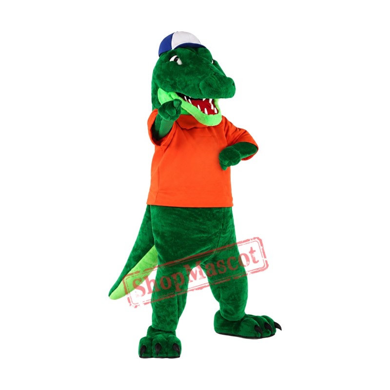 Superb Sport Gator Mascot Costume Superb Sport Gator Mascot Costume
