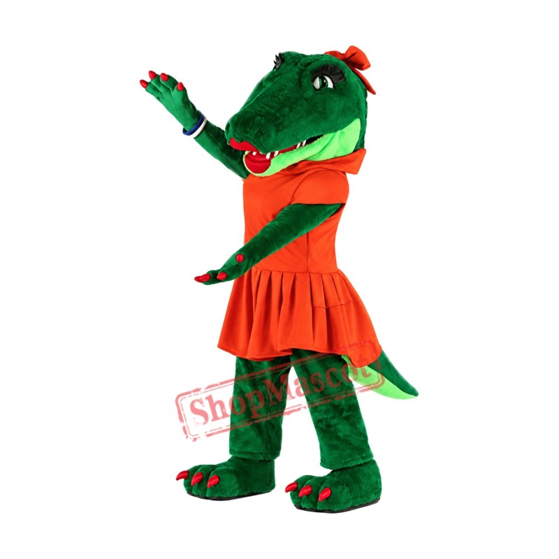 Beautiful Gator Mascot Costume Beautiful Gator Mascot Costume