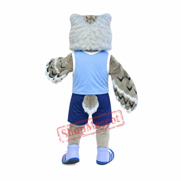 College Blue Owl Mascot Costume College Blue Owl Mascot Costume