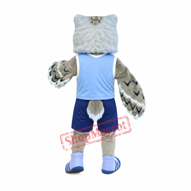 College Blue Owl Mascot Costume College Blue Owl Mascot Costume