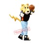 Lightning Leopard Mascot Costume