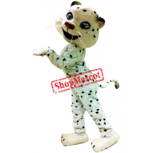 Superb Snow Leopard Mascot Costume
