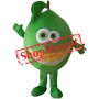Green Orange Mascot Costume