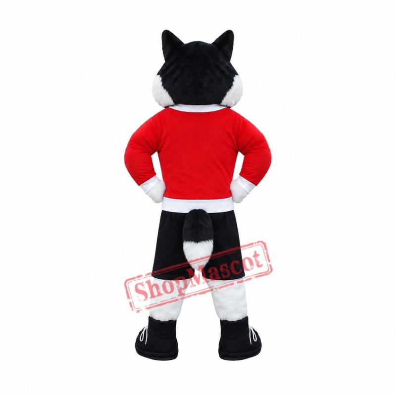 Superb Sport Wolf Mascot Costume Superb Sport Wolf Mascot Costume