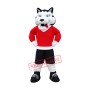 Superb Sport Wolf Mascot Costume