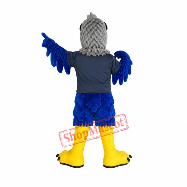 Sport Blue Eagle Mascot Costume Sport Blue Eagle Mascot Costume