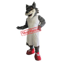 Power Sport Wolf Mascot Costume