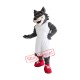 Power Sport Wolf Mascot Costume
