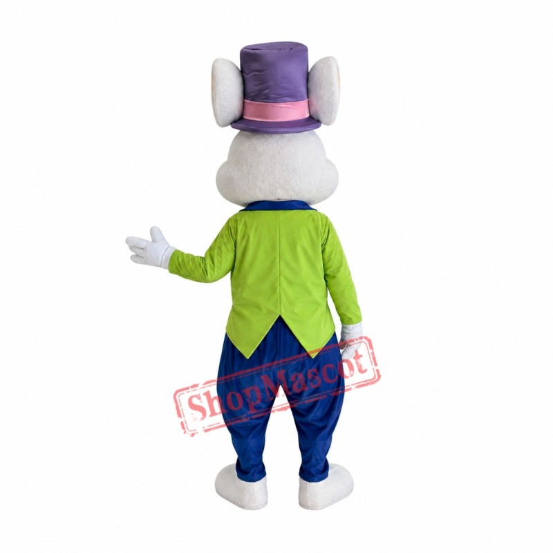 Superb Easter Bunny Mascot Costume Superb Easter Bunny Mascot Costume