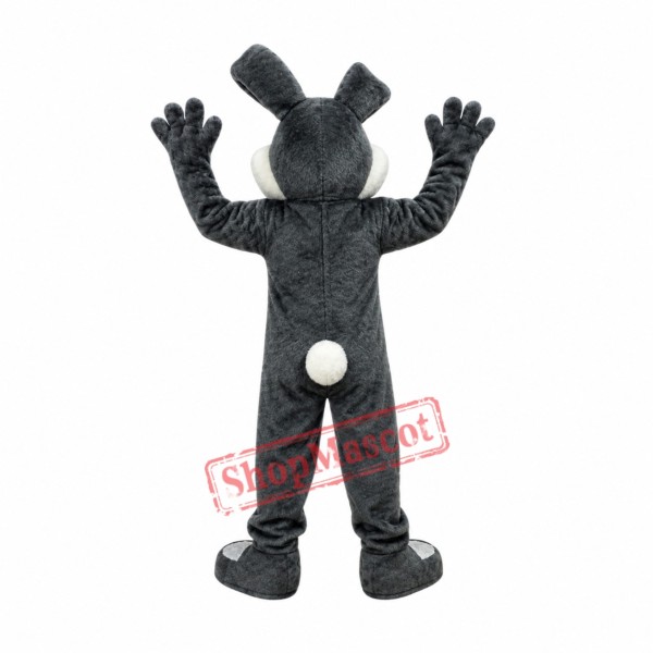 Affordable Easter Grey Bunny Mascot Costume Affordable Easter Grey Bunny Mascot Costume