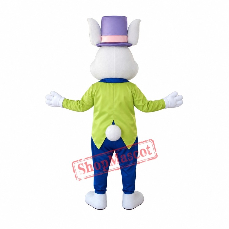 Happy Easter Rabbit Bunny Rabbit Mascot Costume Happy Easter Rabbit Bunny Rabbit Mascot Costume