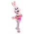Happy Bunny Girl Mascot Costume