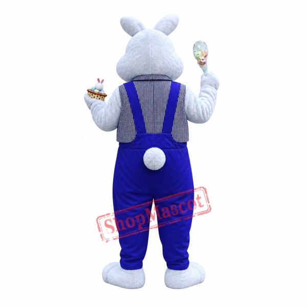 Superb Lightweight White Rabbit Mascot Costume Superb Lightweight White Rabbit Mascot Costume