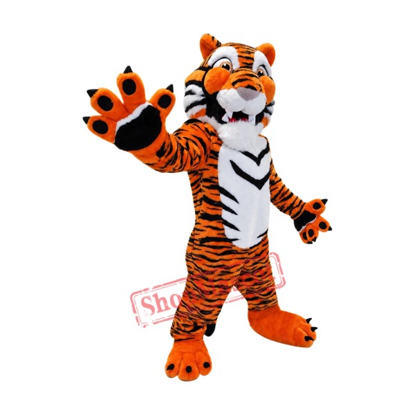 Superb Power Fierce Tiger Mascot Costume Superb Power Fierce Tiger Mascot Costume