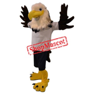 Superb Realistic University Eagle Mascot Costume