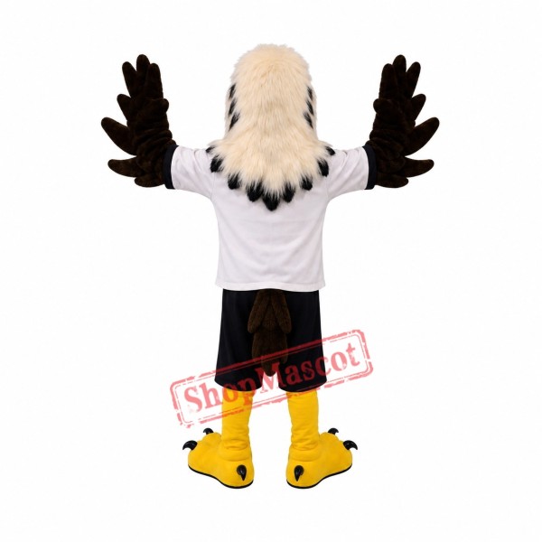 Superb Realistic University Eagle Mascot Costume