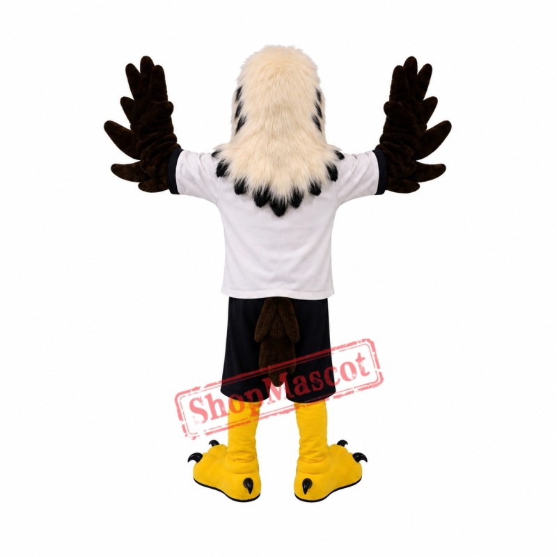 Superb Realistic University Eagle Mascot Costume Superb Realistic University Eagle Mascot Costume