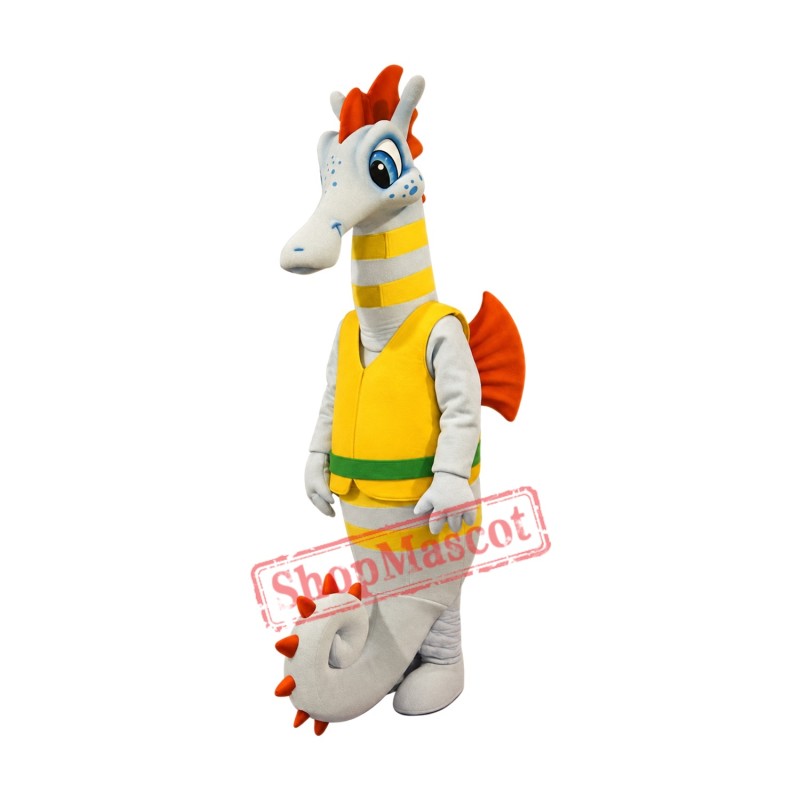 Superb Sea Horse Mascot Costume Superb Sea Horse Mascot Costume