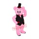 Super Pink Bear Mascot Costume Super Pink Bear Mascot Costume