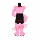 Super Pink Bear Mascot Costume Super Pink Bear Mascot Costume