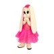 Pink Dress Bunny Mascot Costume Pink Dress Bunny Mascot Costume