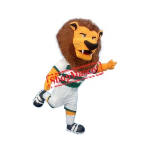Superb Sport Lion Mascot Costume