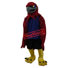 Superb Red Eagle Mascot Costume