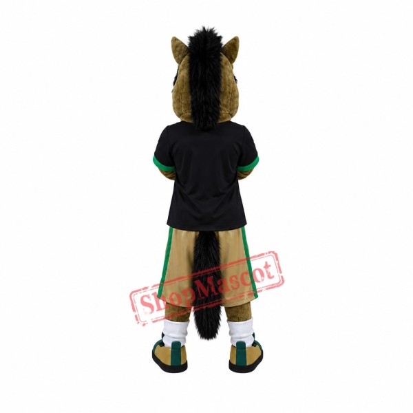 Superb Power Sport Horse Mascot Costume