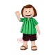 Linus Girl Mascot Costume