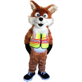 Superb Lightweight Fox Mascot Costume